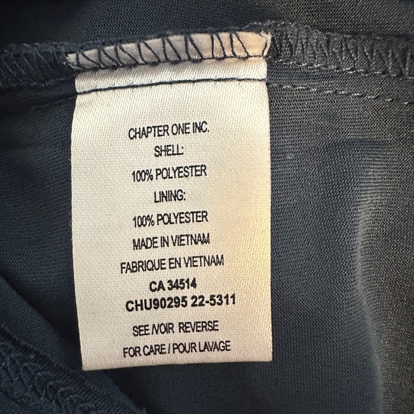 HAVER LONDON Watercolor Print Blouse Long Sleeve Tie Neck Pleated Lined S/P - Picture 5 of 7